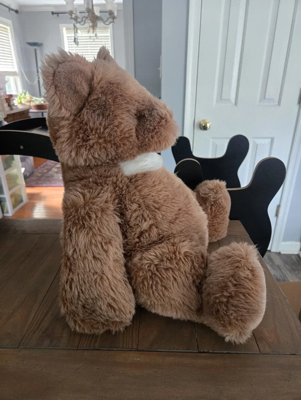 Large 1990 Gund Tommy Tummy Collector's Classic Brown Teddy Bear Vintage Rare